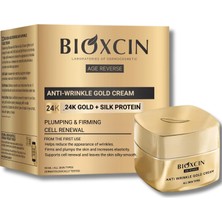 Bioxcin Age Reverse Kırışıklık Karşıtı Altın Krem 50 ml – 24K Altın, Proteini, Pantenol ve Zeytinyağ