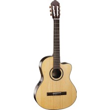 Cort AC160CF Nat - Natural - Çantasız Elektro Klasik Gitar