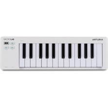 Arturia Microlab Mk3 - Kompakt 25 Tuşlu Hıza Duyarlı Mıdı Denetleyici, Iki Dokunmatik Şerit, Akorlar