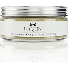 Raqun Yaşlanma Karşıtı Gece Kremi 50 ml %100 Doğal Içerik