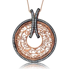 Tienda Elegante Gümüş Nur Suresi Bayan Kolye