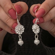 Tienda Elegante ​Gümüş Sallantılı Trabzon Kazaz Kadın Küpe