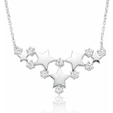 Tienda Elegante Gümüş Yıldız Kolye