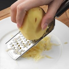 Deconox Silikon Saplı Paslanmaz Çelik Limon ve Peynir Rendesi, Keskin Çok Amaçlı Sebze ve Narenciye