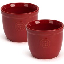 Emile Henry Ramekin Fırın Kabı 8 cm Kırmızı/burgundy