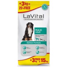 Lavita La Vital Somonlu Maxi Yetişkin Köpek Maması 15 kg