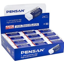 Pensan Beyaz Silgi Pss-24 24’lü Paket Yüksek Polimer Kalite ile Toz Bırakmayan