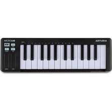 Arturia Microlab Mk3 - Kompakt 25 Tuşlu Hıza Duyarlı Mıdı Denetleyici, Iki Dokunmatik Şerit, Akorlar