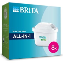 BRITA Brıta Maxtra Pro Pure Performance Yedek Su Arıtma Filtresi, 8’li