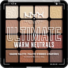 NYX Professional Makeup Nyx Professıonal Makeup, Nihai Gölge Paleti, Göz Farı Paleti - Sıcak Nötrler