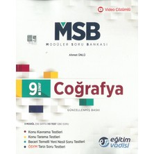 Eğitim Vadisi Yayınları Eğitim Vadisi 9.sınıf Coğrafya Msb Modüler Soru Bankası
