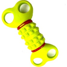 Tasma Market 12CM Yassı Kemik Köpek Diş Kaşıma Oyuncağı Yeşil