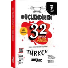 Ankara 7.sınıf Türkçe 32 Hafta Kazanım Den.