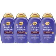 Ogx Biotin  Kolajen Dolgunlaştırıcı Sülfatsız Şampuan (385 ml x 4 Adet)
