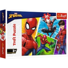 Trefl 18242 Yapboz Örümcek Adam ve Miguel Disney Örümcek Adam 30 Parça 3 Yaş ve Üzeri