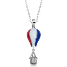 Tienda Elegante Gümüş Kapadokya Balon Kadın Kolye