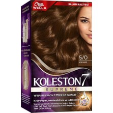 Wella Supreme Kit Saç Boyası 5/0 Açık Kahve