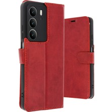 Techora Sale Mey Ithalat®  Realme C75 4g Trend S Plus Kapaklı Kılıf - Kırmızı
