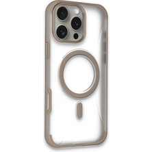 Techora Sale Mey Ithalat®   iPhone 16 Pro Max Hilton Magsafe Kapak - Gold