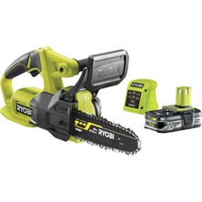 Ryobi Ryobı 18 V One+ Akülü Zincirli Testere RY18CS20A-125 (Bıçak Uzunluğu 20 Cm, 1 x 2,5 Ah Pil ve Şarj C