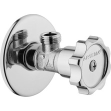 Artema Ara Musluk A45235, Krom, Duvardan Montaj, Pirinç Gövde, G 3/8 Girişli, V-Bright Kaplamalı