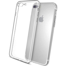 Happy Trend iPhone 7/8 ve Se Uyumlu Şeffaf Silikon Kılıf, Kamera Korumalı ve Koruyuculu