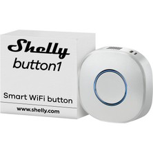 Shelly Button 1 x Wifi Cihazı, Çok Yönlü, Şarj Edilebilir Lityum Pil, Otomasyon Oluşturmak Için, Ama