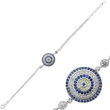 Tienda Elegante Gümüş Nazar Bayan Bileklik