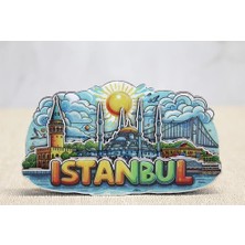 Aydogan's Ahşap Istanbul Temalı Magnet
