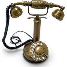 Hace Bazaar Pirinç Nostaljik Masa Telefonu 3210 -Hcb