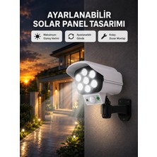 Aydogan's Pvc+Pc Malzemeli, 2'si 1 Arada Güvenlik Lambası – Ayarlanabilir Başlık ve Panel Açısı