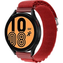 Techora Sale Mey Ithalat®  Watch 20MM KR410 Kumaş Kordon - Kırmızı