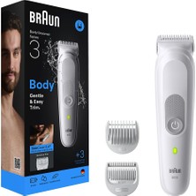 Braun Vücut Tıraş Makinesi Series 3, +3 Aksesuar, Su Geçirmez, BG3530