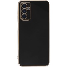 Royaleks Samsung Galaxy M23 Kılıf Volet Silikon - Siyah