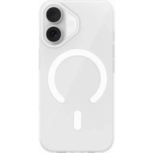 Techora Sale Mey Ithalat®   iPhone 16 Pc Blank Magsafe Kapak - Şeffaf
