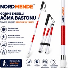 My Best Store Ağma Bastonu – Hafif, Dayanıklı ve Ergonomik Tasarım,ağma Bastonu Kayar Uclu Reflektörlü