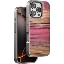 Techora Sale Mey Ithalat®   iPhone 16 Pro Max Wave Kapak - Pembe