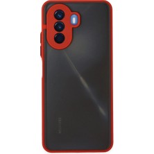 Royaleks Huawei Nova Y70 Kılıf Montreal Silikon Kapak - Kırmızı