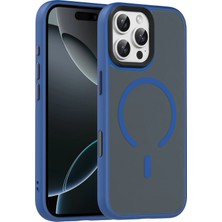 Techora Sale Mey Ithalat®   iPhone 16 Pro Max Megane Magsafe Kapak - Lacivert