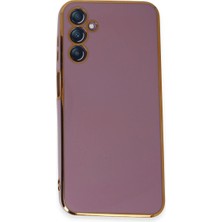 Royaleks Samsung Galaxy M14 5g Kılıf Volet Silikon - Mor