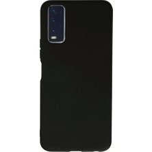 Royaleks Vivo Y11S Kılıf Nano Içi Kadife Silikon - Siyah
