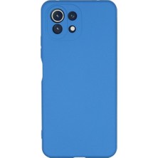 Royaleks Xiaomi Mi 11 Lite Kılıf Nano Içi Kadife Silikon - Mavi