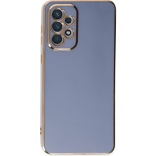 Royaleks Samsung Galaxy A73 5g Kılıf Volet Silikon - Mavi
