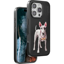 Techora Sale Mey Ithalat®   iPhone 16 Pro Max Perma Desenli Kapak - Siyah