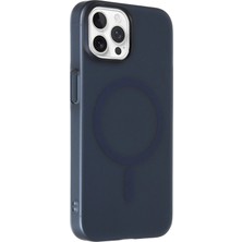 Techora Sale Mey Ithalat®   iPhone 15 Pro Tuna Pc Slim Magsafe Kapak - Lacivert