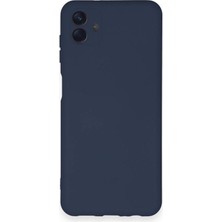 Royaleks Samsung Galaxy A04 Kılıf Nano Içi Kadife Silikon - Lacivert
