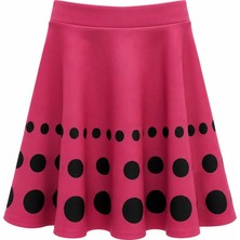 Zelish My Sister Fuşya Puantiye Mini Etek