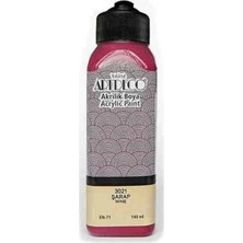 Lisans Artdeco Akrilik Boya 140 ml Şarap Renkli Model ile Sanatınızı Canlandırın