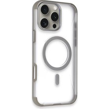Techora Sale Mey Ithalat®   iPhone 16 Pro Max Hilton Magsafe Kapak - Titan Gri