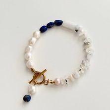 Vesce Atelier Lapis Inci & Aytaşı Doğaltaş Bileklik